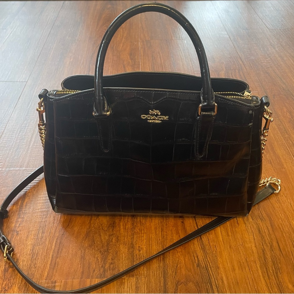 ✨Coach✨ Black Satchel